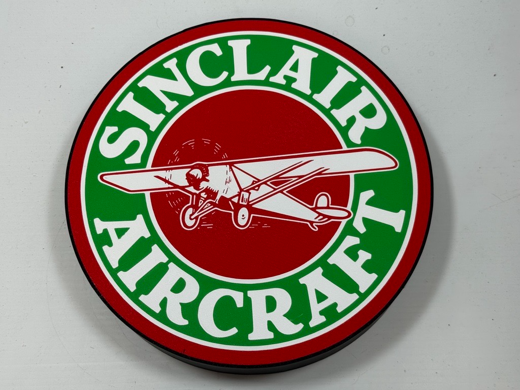 Vintage / Retro Sinclair Aircraft Light Box 