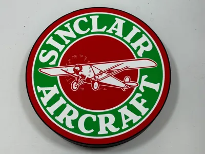 Vintage / Retro Sinclair Aircraft Light Box 