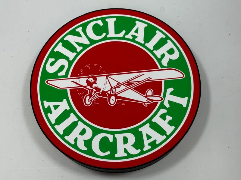 Vintage / Retro Sinclair Aircraft Light Box 
