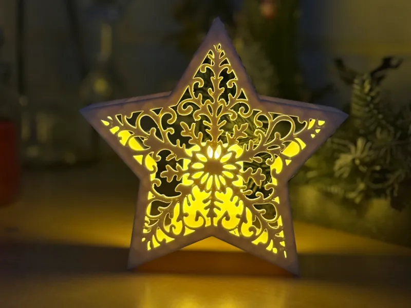 Ornamental Star – LED/Tealight Decoration