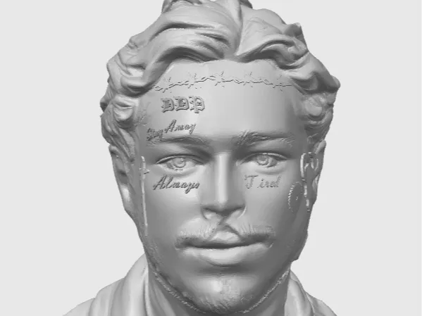 Post Malone bust