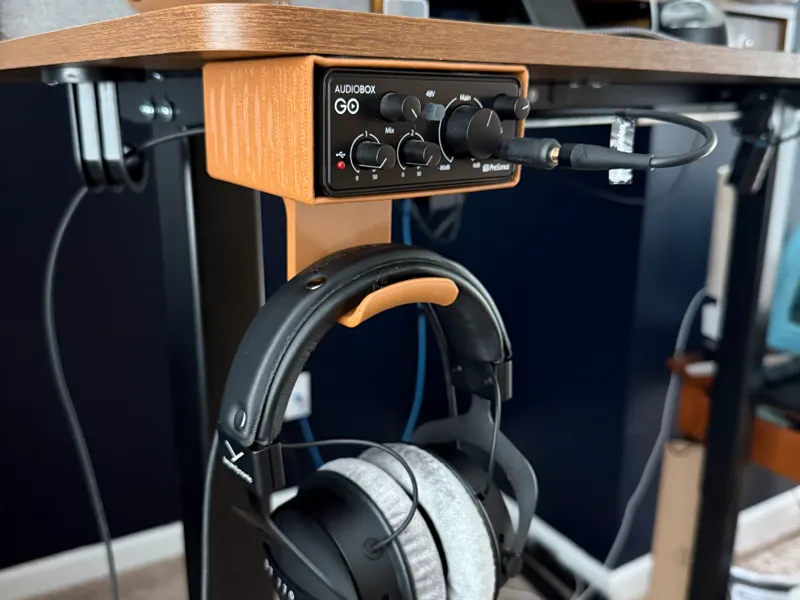 Audiobox Go/Headphone Under Desk Mount