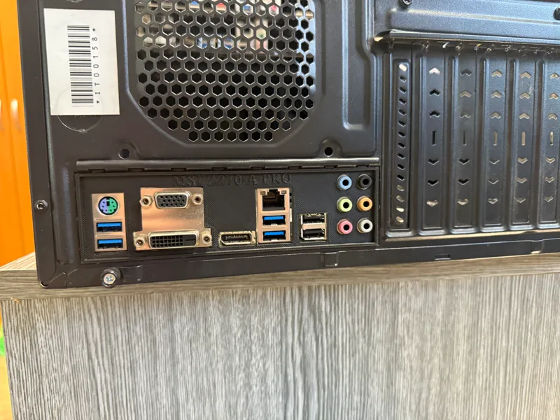 IO shield MSI Z270-A PRO