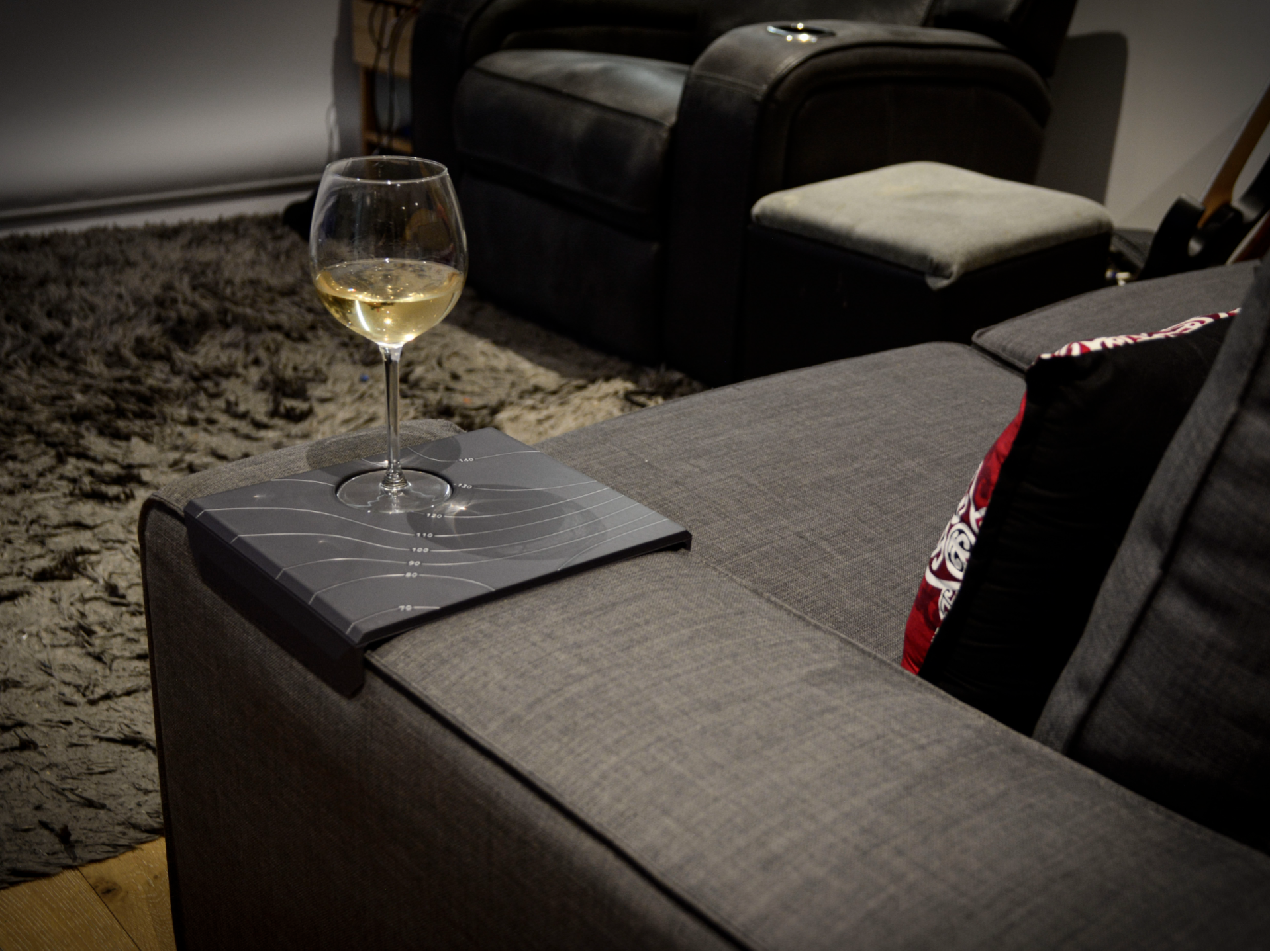 Armrest Drink & Snack Mini Table - (150mm - 243mm)