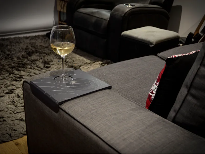 Armrest Drink & Snack Mini Table - (150mm - 243mm)