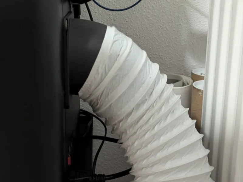 Bambu P1S Exhaust air extraction adapter