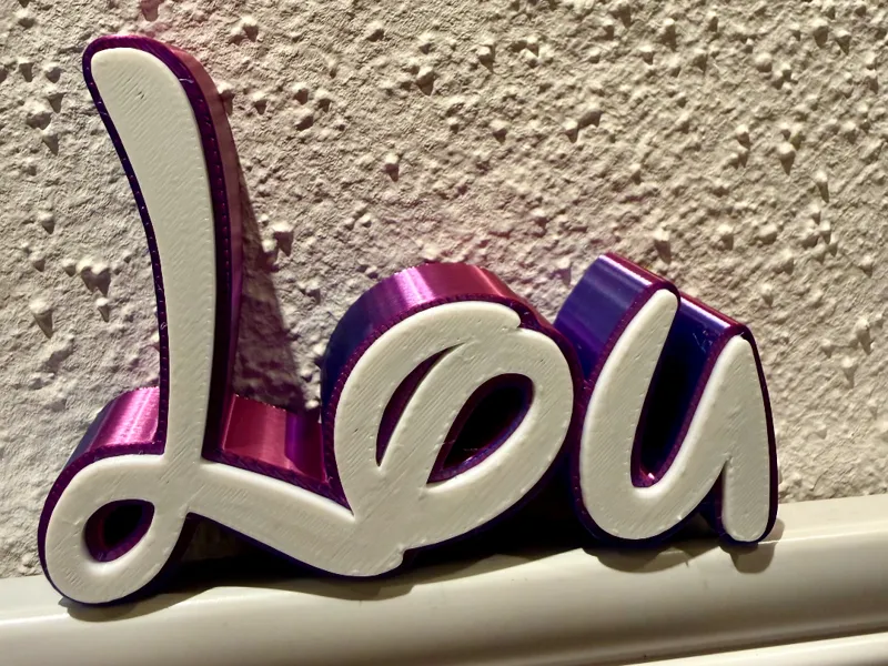 Disney Schriftzug Lou