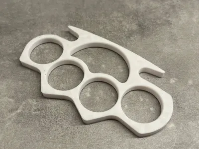 Brass Knuckles Punch Ring