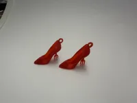 High-Heel Earrings (0.08mm Fine Detail, 2 Walls, 15% Infill)