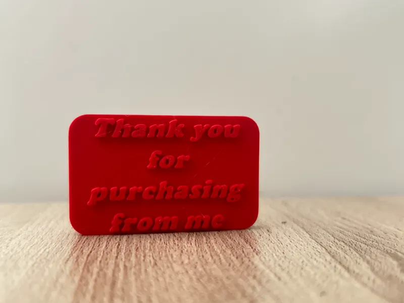 Thanks for purchasing tag
