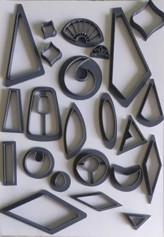 Multiple cookie cutters