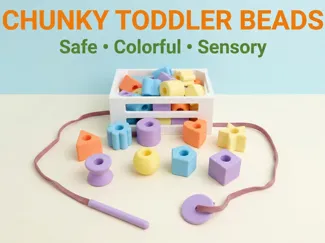 Chunky toddler beads 