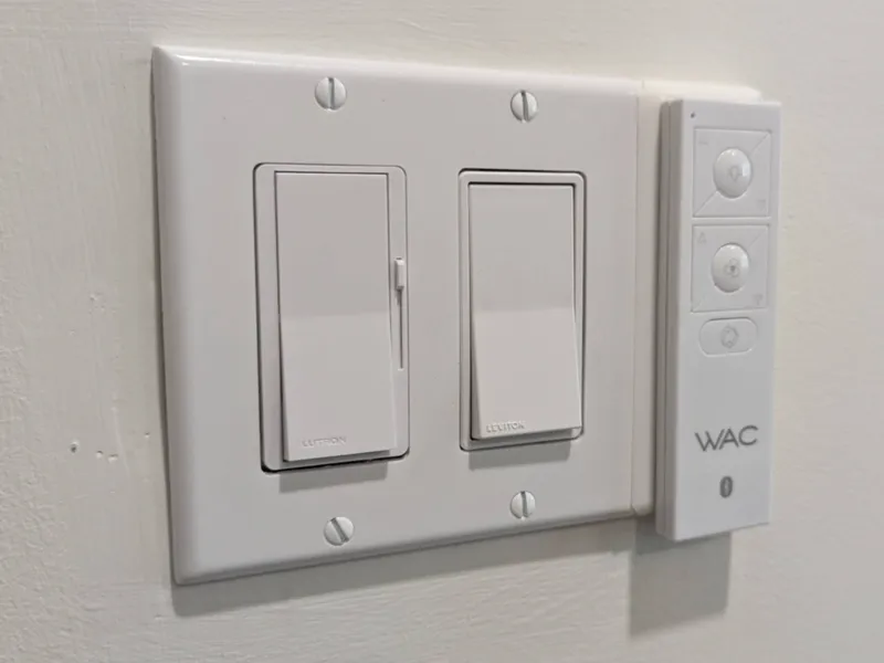 WAC Fan Remote Control Magnetic Switchplate Mount
