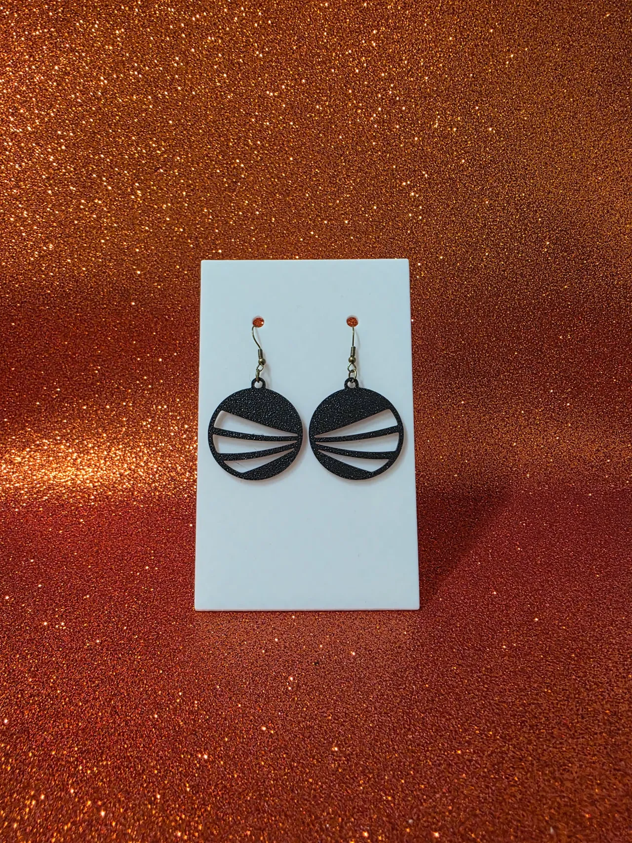 Orbit glow earrings view 2
