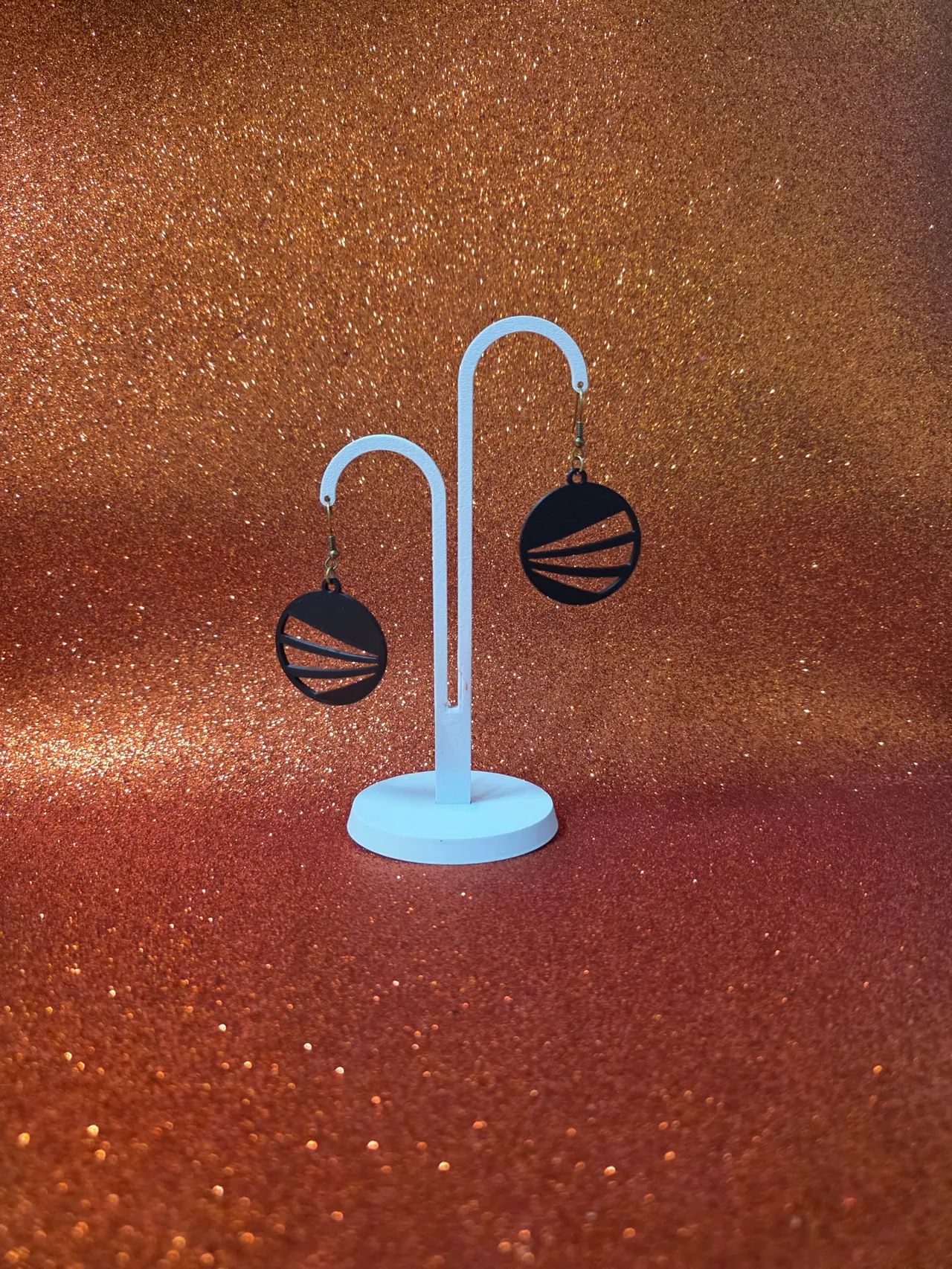 Orbit glow earrings view 3