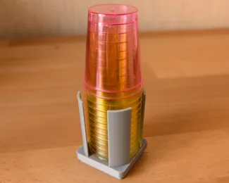 Gridfinity 1x1 Shot Glass Holder