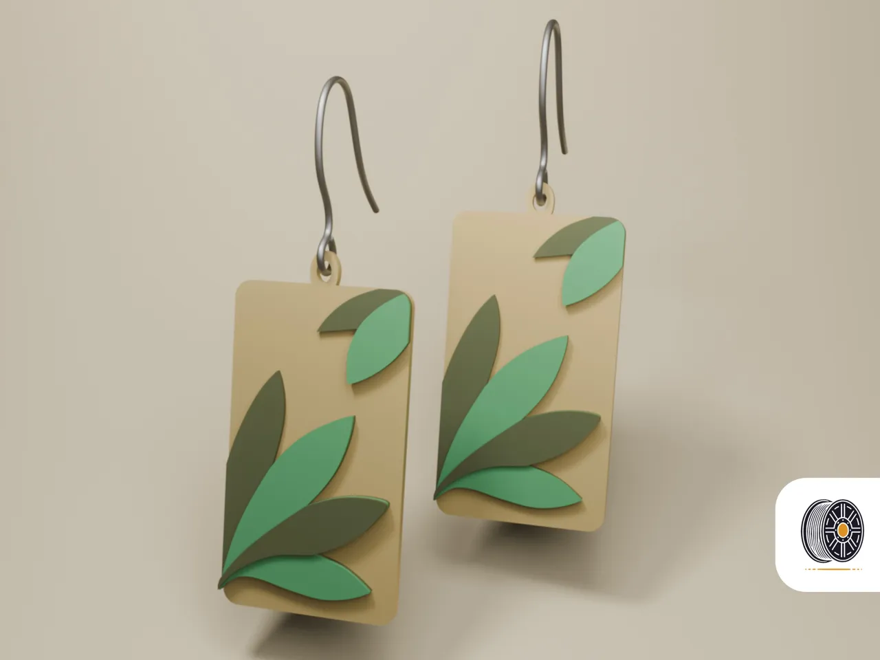 Verdure | A Modern Minimalist Floral Earring Set view 2