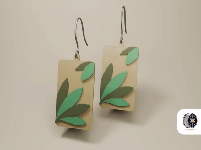 Verdure | A Modern Minimalist Floral Earring Set