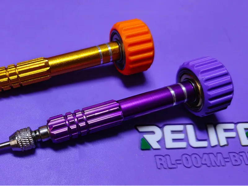 Bearing Spin Cap for Precision Screwdrivers