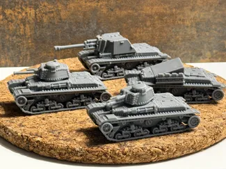 Panzer 35t & Variants （LT-35轻坦及其变种) - 1/72 Scale 
