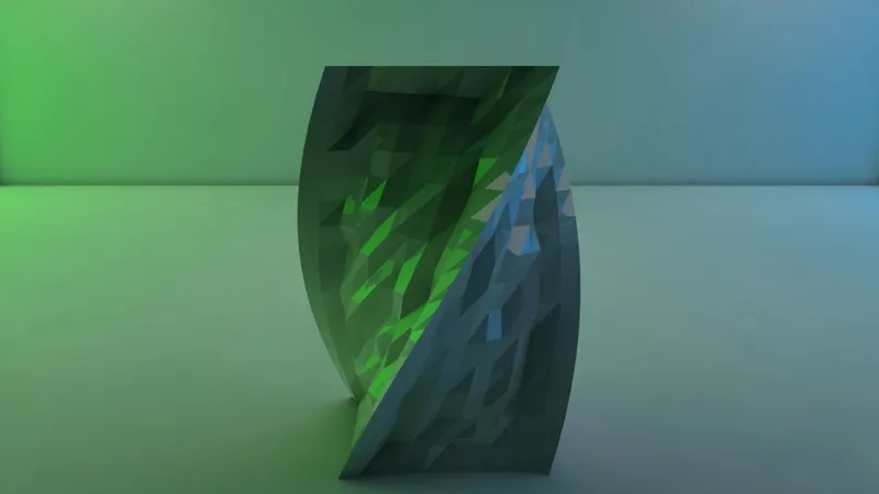 Low Poly Square Vase