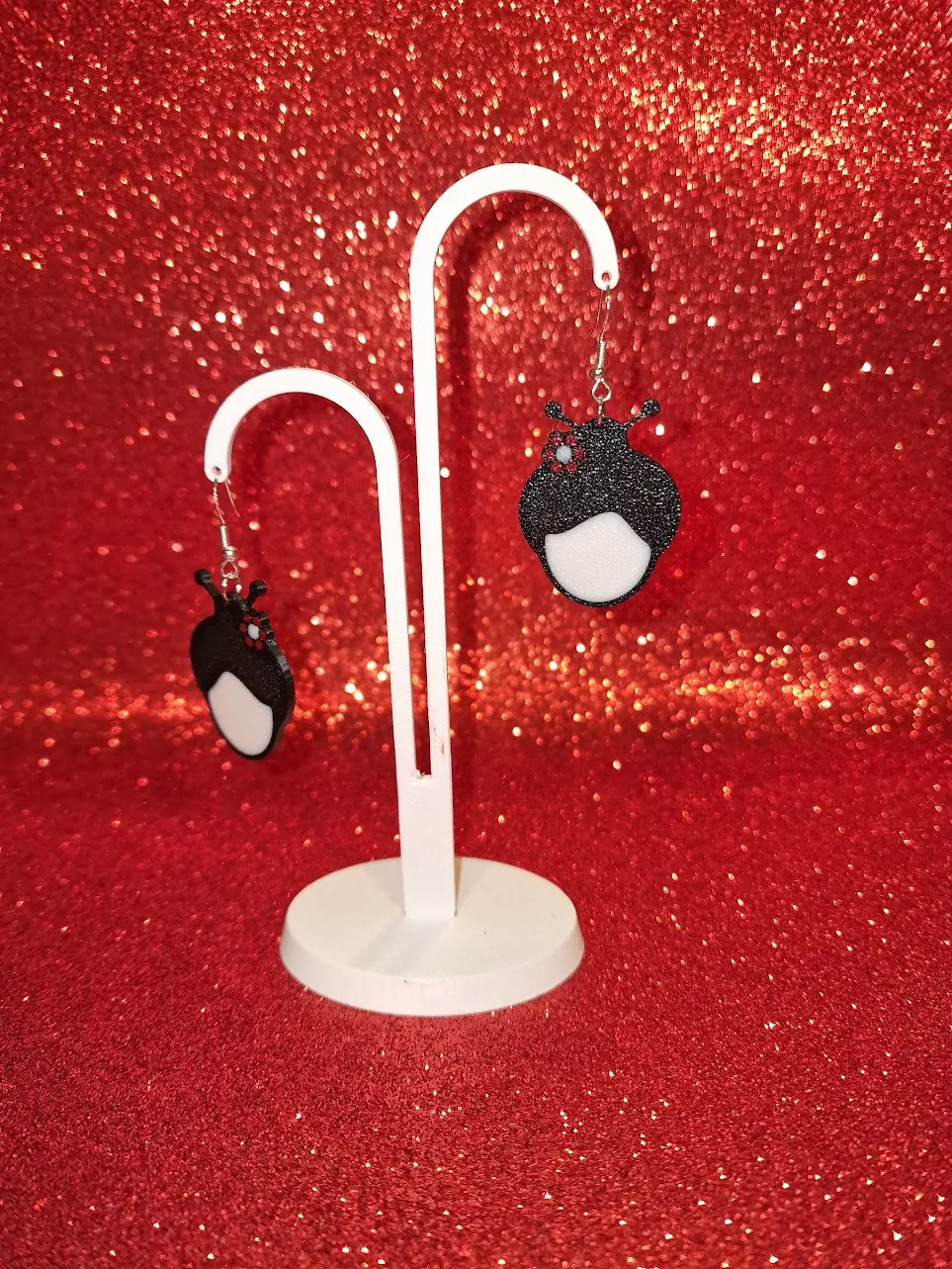 Geisha earrings view 3