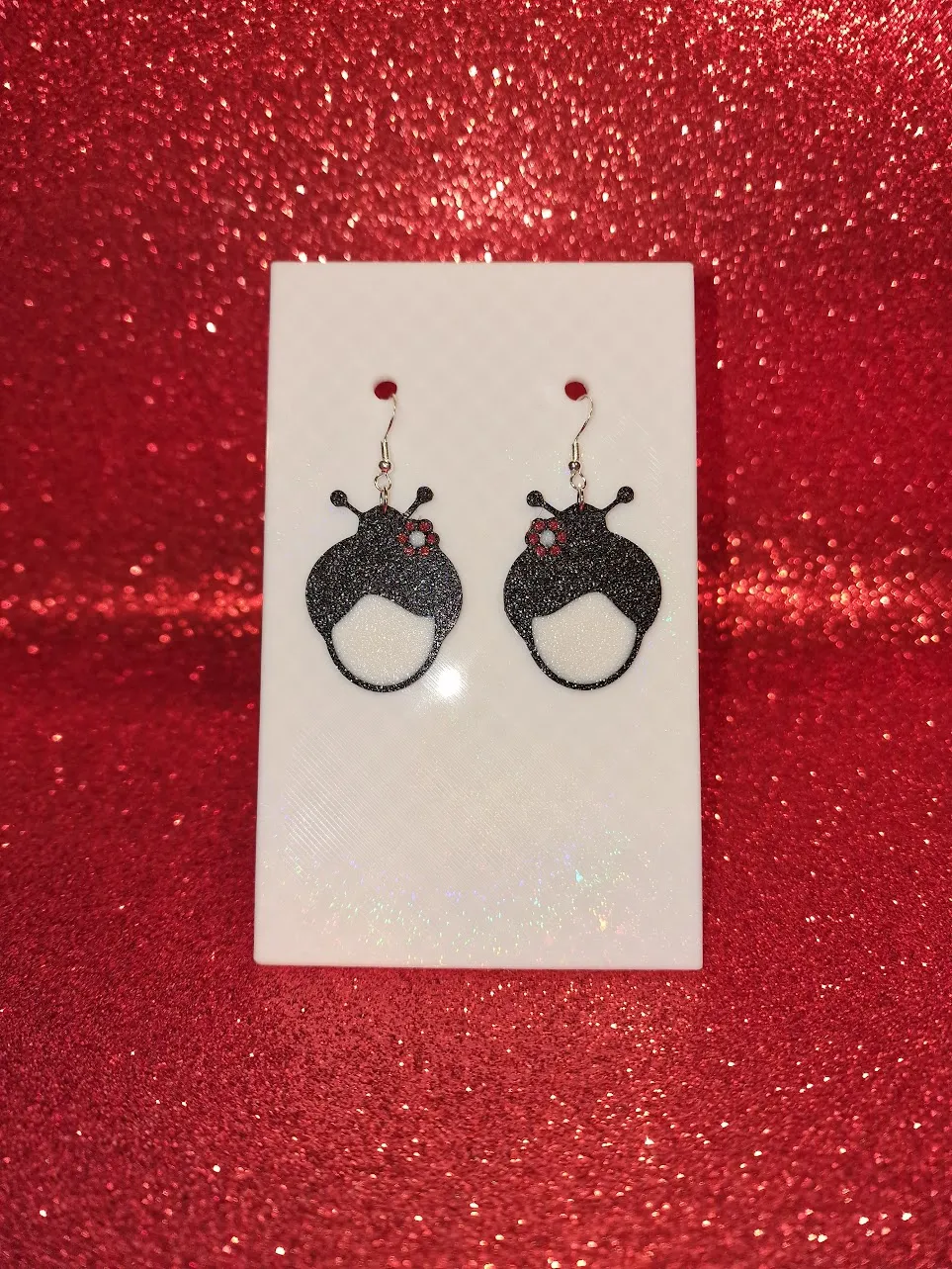 Geisha earrings view 2