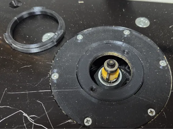 Inserts de table à défonceuse