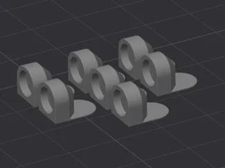 Small magnet holders for cosplay