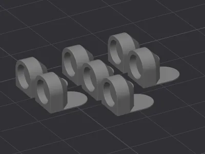 Small magnet holders for cosplay