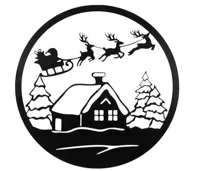 Père Noël — déco murale de Noël — photo 2