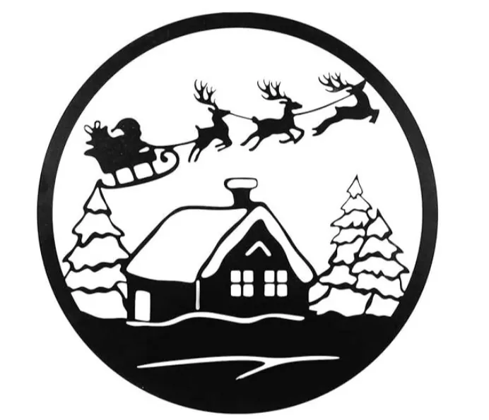 Père Noël — déco murale de Noël