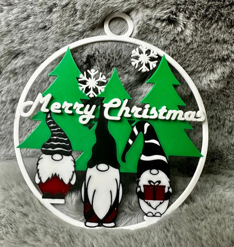 Gnom christmas ornament