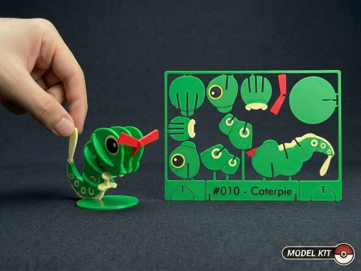 Pokemon #010 - Caterpie Kit Card - 1