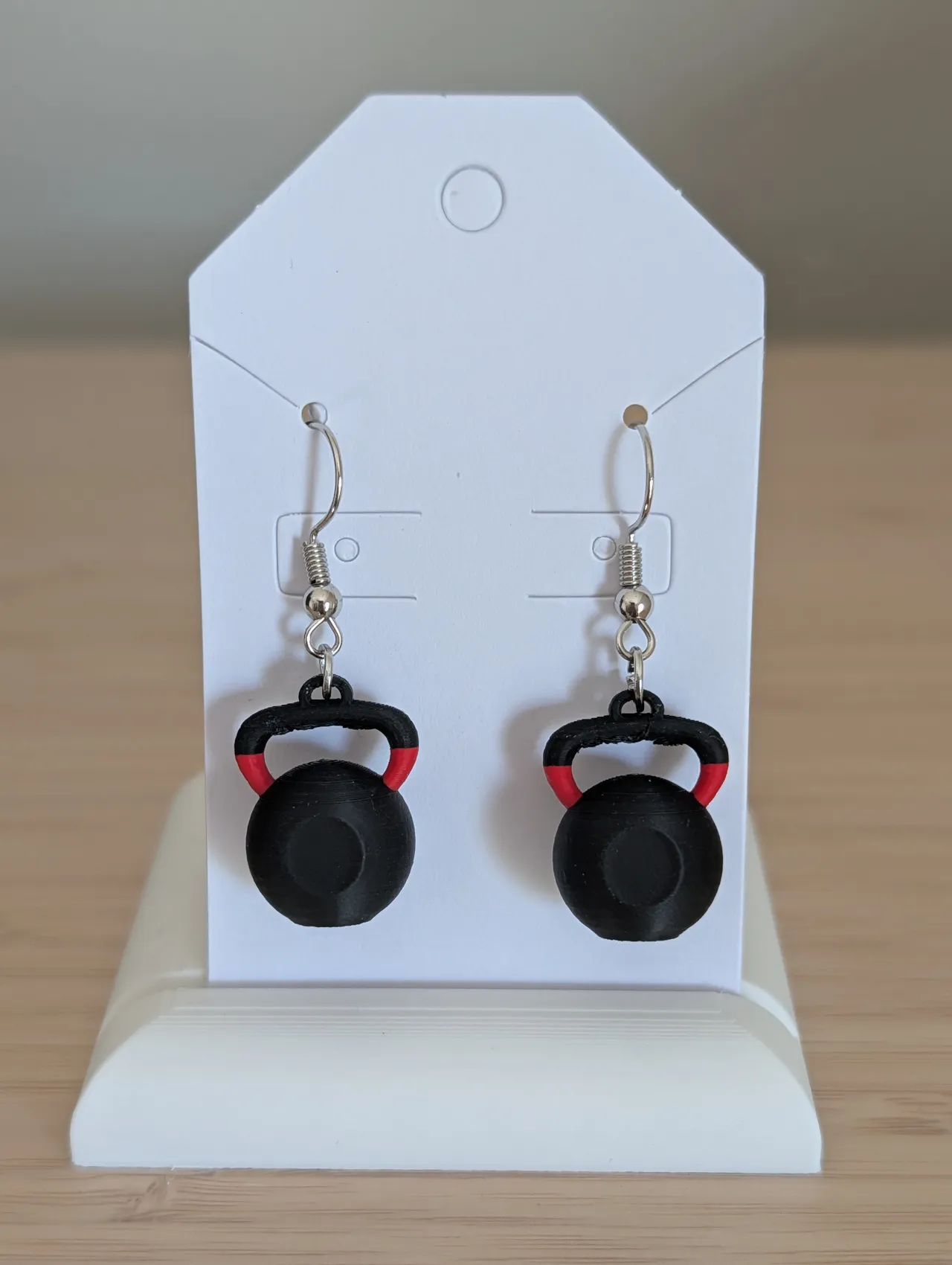 Kettlebell Earrings view 3