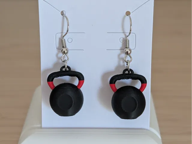 Kettlebell Earrings