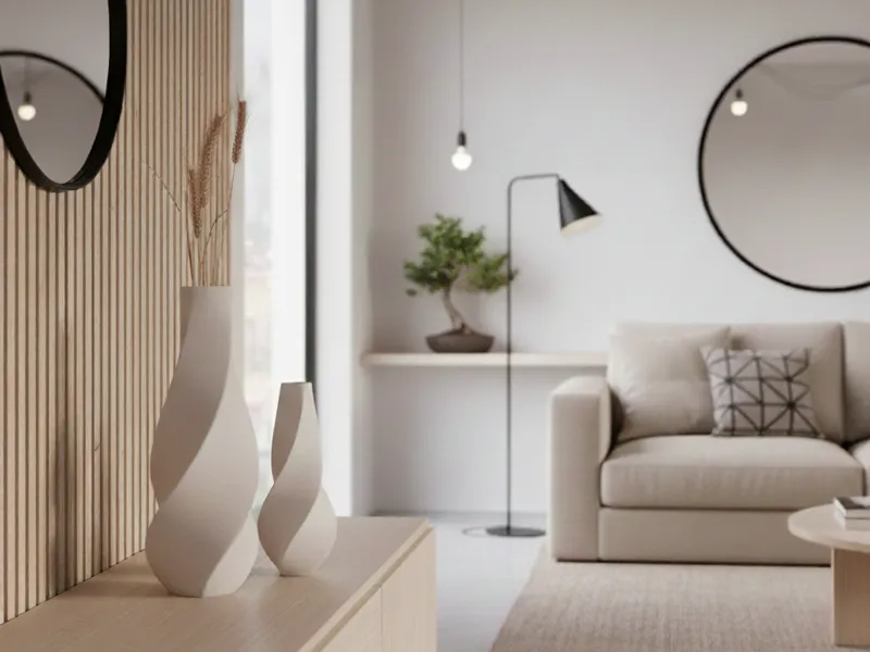 Elegant Twisted Vases