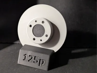 Car Break Disc - with TEXT or Not