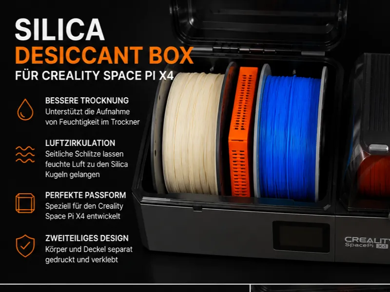 Silica Gel Box für den Creality Space Pi X4