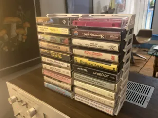 Minimal Cassette Tape Holder & Rack