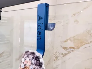 double sided bathroom shower screen hook