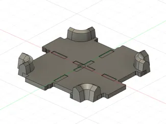 Intersection segment for Cars mini racers track