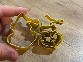 Grinch Cookie Cutter + stamp