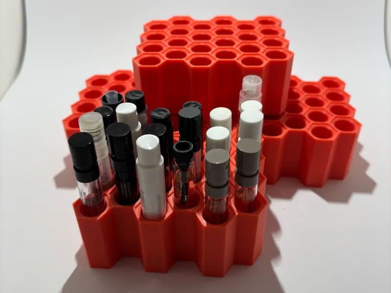 Modular Perfume Holder Honeycomb Style