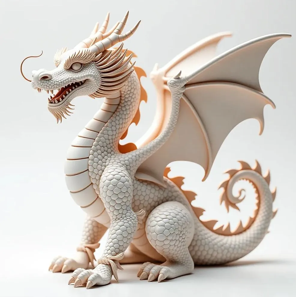 Dekorative Drachenfigur, besonderes Design, Sammlungsstück, Geschenk