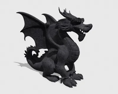 Dekorative Drachenfigur, besonderes Design, Sammlungsstück, Geschenk