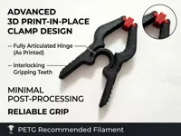 Strong Clamp print in place