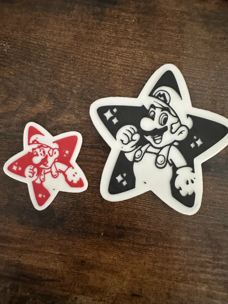 Mario Star Coaster/Magnet