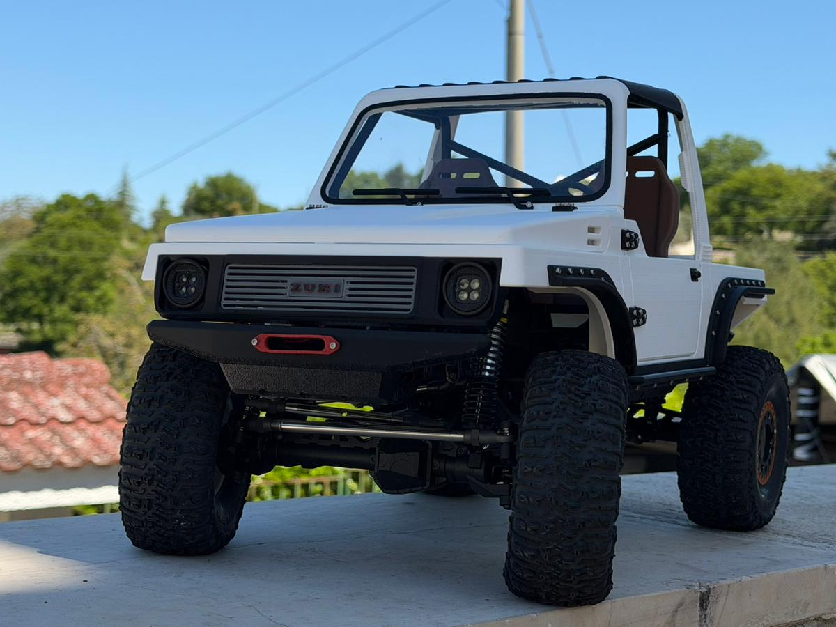 ZUKI PROJECT SCX10.3 BODY MOUNT + BUMPERS + INT