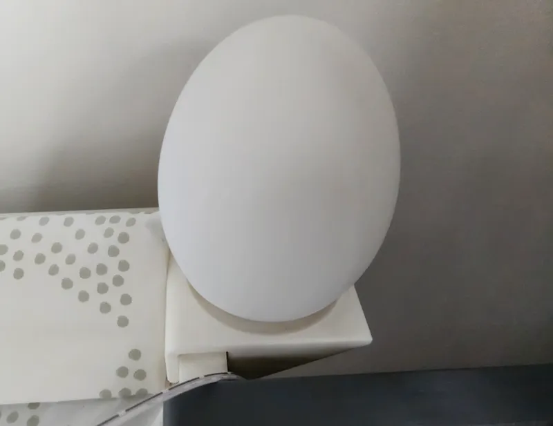 Changing table light shelf